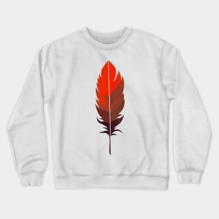 Colorful feather Crewneck Sweatshirt